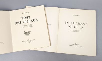 null WITT (Jean de). Réunion de 2 volumes:

1/ Près des oiseaux. Préface par Jacques...