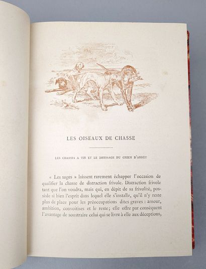 null CHERVILLE (Marquis de). Le gibier plume. Les Oiseaux de chasse. Description,...