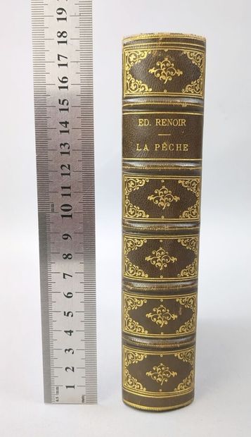 null RENOIR (Edmond). La pêche. Paris, Librairie Illustrée, s.d. [1887]. Un volume...