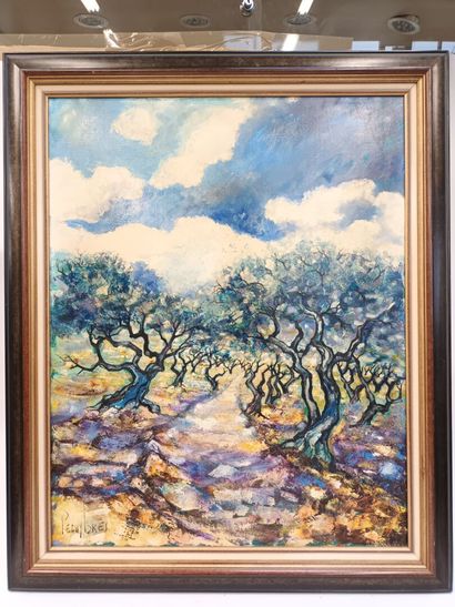 null BRES-PÉGUY (1938)
Champs d'oliviers
Huile sur toile
92 x 73 cm