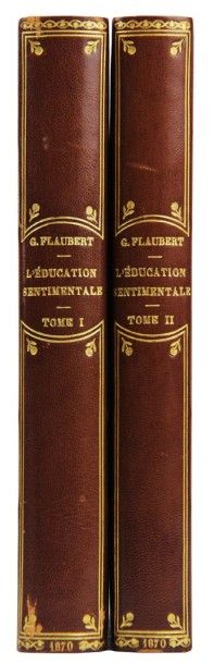 FLAUBERT (G) L'EDUCATION SENTIMENTALE. Paris, Michel Lévy, 1870. 2 volumes in-8 de...