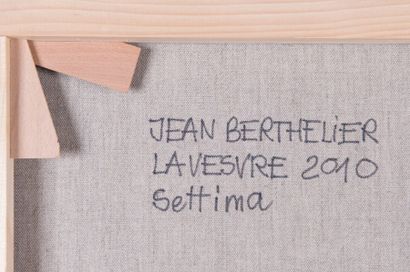 Jean BERTHELIER Settima, 2010 toile monogrammée en haut à gauche 146 x 97 cm