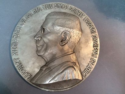 null Claudius Linossier (1893-1953) Médaille patronymique F.J.COLLET signée et datée...