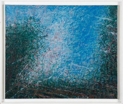 Jean Paul JAPPE (né en 1936) Composition abstraite Peinture 13.1984.Huile sur toile...