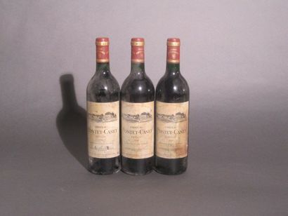 null 3 B CHÂTEAU PONTET CANET (e.t.h. à e.a.) GCC5 Pauillac 1990