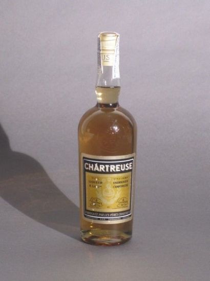 null 1 B CHARTREUSE TARRAGONE JAUNE Pèriode 1973-1985 Pères Chartreux NM