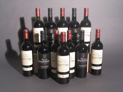 null 4 B SAINT EMILION RESERVE MOUTON CADET De Rothschild 2005 8 B CHÂTEAU DE MAISON...