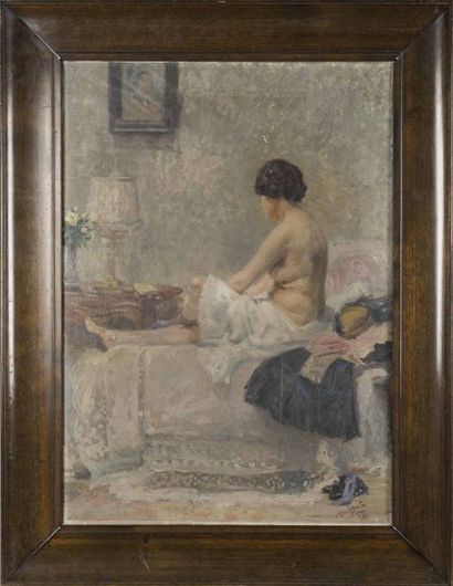 Albert BRAITOU SALA (1885-1972) Femme assise...