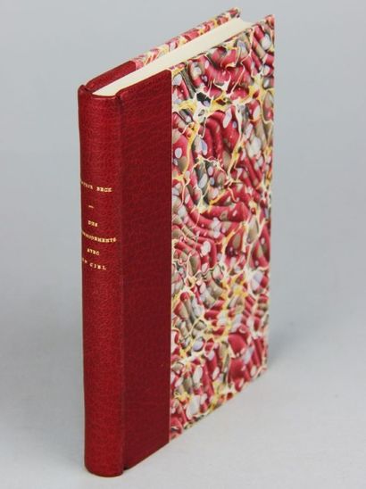 null BECK (Béatrix). DES ACCOMMODEMENTS AVEC LE CIEL. Paris, Gallimard, 1954. In-12,...