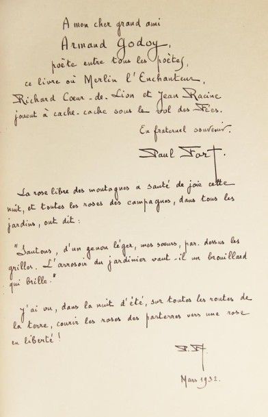 null FORT (Paul). Contes de ma sœur sur l’oie. 

Paris, Armand Jules Klein, 1931....