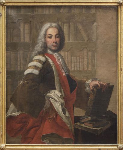 null Antoine RIVALZ attribué à (Toulouse 1710 - 1773) Portrait d'un Capitoul de Toulouse...