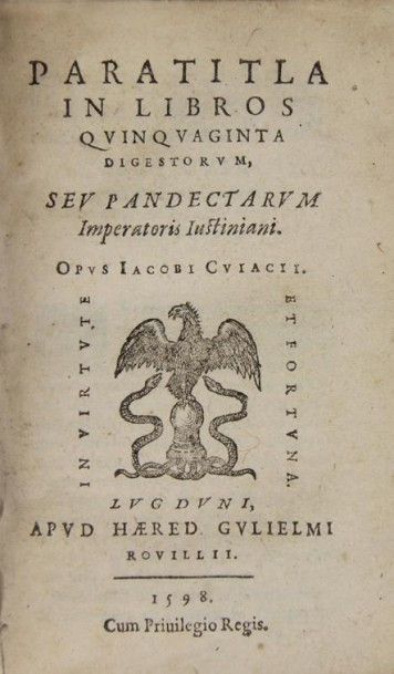 null CICERON. Opera. Paris, Charles Estienne, 1554. 4 tomes reliés en 2 volumes in...
