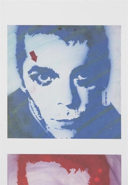 null Jef AEROSOL (né en 1957) Ian Dury's injuries Lithographie en couleurs, signée,...