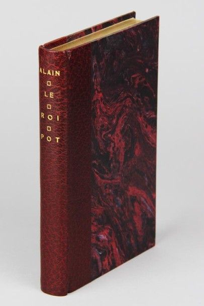 null ALAIN. LE ROI POT. Paris, Gallimard, 1959. In-12, demi-maroquin bordeaux, dos...