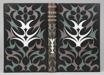 null CELINE. FEERIE POUR UNE AUTRE FOIS. Paris, Gallimard, 1952. In-12, cartonnage...