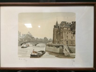 null Robert YAN
Vue de Paris
lithographie
Signée et numérotée