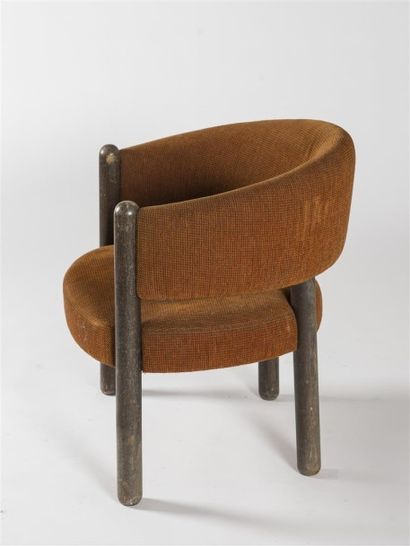 null Dans le goût de NANNA (1923-2005) & JORGEN (1921-1961) DITZEL Paire de fauteuils...