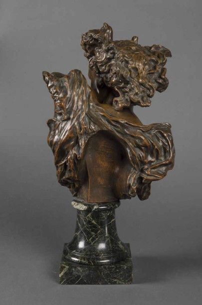 null Jean-Baptiste CARPEAUX (1827 - 1875) "Le génie de la danse" Epreuve en bronze...