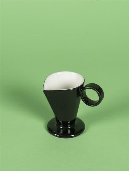 null Marco ZANINI (né en 1954) Tasse en céramique émaillée noire de la collection...