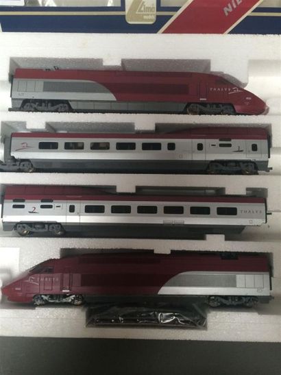null LIMA Collection Coffret, TGV PBA Talys, réf 149786, comprend deux locomotives...