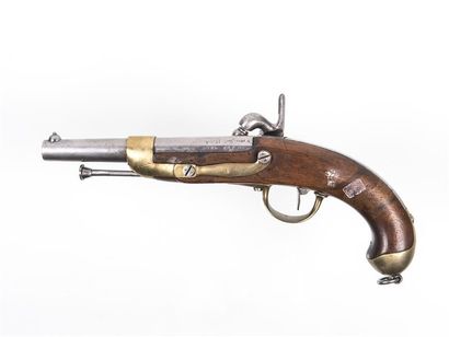 null Pistolet de cavalerie Modèle 1816 modifié 1822 T bis marqué sur la queue de...