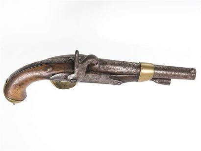 null Pistolet de cavalerie Modèle 1816 modifié 1822 T bis marqué sur la queue de...