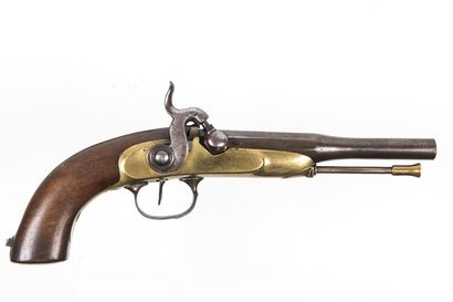 null Original pistolet avec bâti à coffre en laiton Marqué « de Sûreté Brevet d'inventeur...