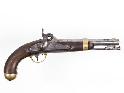 null Pistolet de cavalerie US, platine marqué: « US IN JOHNSON ». « MIDDLE CONN 1865...