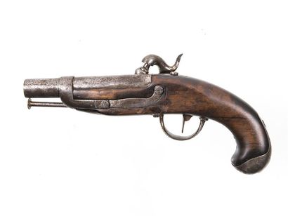 null Pistolet de gendarmerie Mle 1822 T. Manuf Rle de Maubeuge Baguette non conforme...