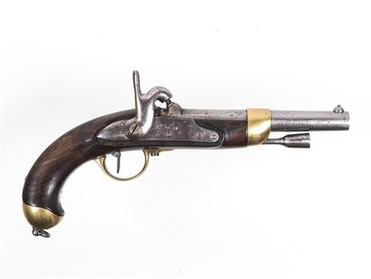 null Pistolet de cavalerie Modèle 1822 T bis. Mne Imple de Tulle (platine d'origine...