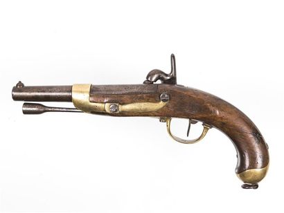 null Pistolet de cavalerie Modèle 1822 T bis. Mne Royale de St Etienne. Fèle sur...