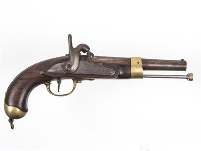 null Pistolet de cavalerie Modèle An 13 modifié 1822 T militairement Baguette non...