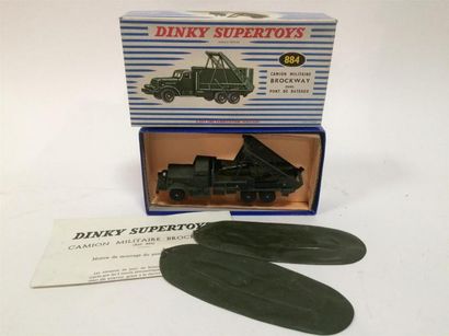 null Dinky Toys camion militaire Brockway avec pont de bâteau et notice très bon...