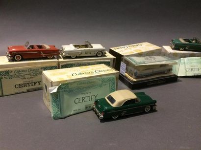 null Collectors Classics lot de 9 voitures (Ford, Chevrolet, Mercury Monterey, Pckard...