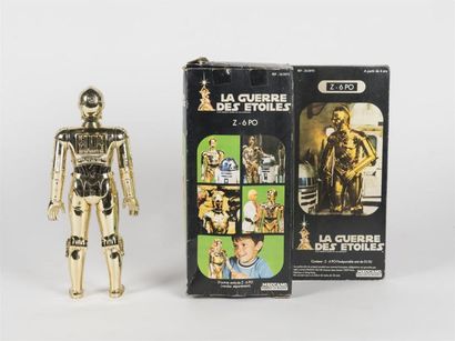 null LA GUERRE DES ETOILES figurine de Z-6PO éditée par MECCANO, dans sa boite d'origine...