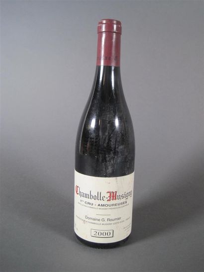 null 1 B CHAMBOLLE MUSIGNY LES AMOUREUSES (1er Cru) quelques marques étiquette +...