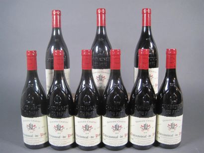 null 9 B CHATEAUNEUF DU PAPE Rouge Charvin 2010