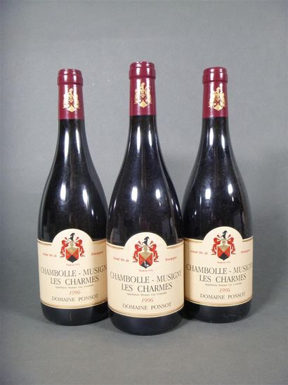 null 3 B CHAMBOLLE MUSIGNY LES CHARMES (1er Cru) Ponsot 1996