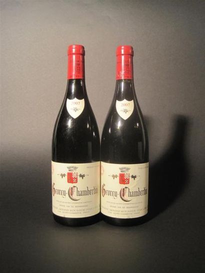 null 2 B GEVREY CHAMBERTIN (1 avec accrocs légers étiquette) Armand Rousseau 200...