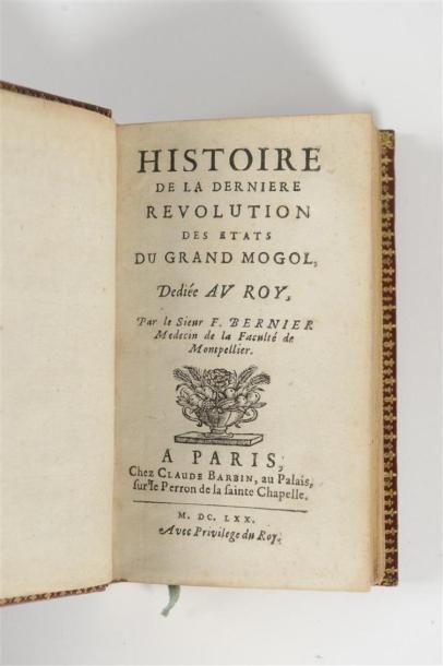 null BERNIER (François). HISTOIRE DE LA DERNIERE REVOLUTION DES ETATS DU GRAND MOGOL...
