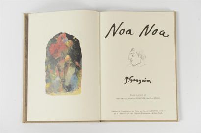 null GAUGUIN (Paul), NOA NOA, Tahiti, Association des Amis du Musée de Gauguin, 1987....