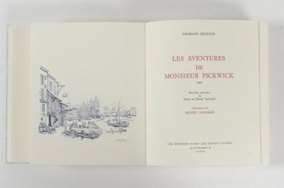 null DICKENS (Charles), LES AVENTURES DE MONSIEUR PICKWICK, Paris, Les Editions d'Art...