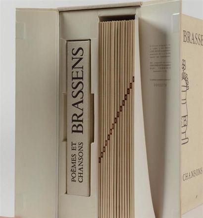 null BRASSENS (Georges), POEMES ET CHANSONS, Paris, Editions Musicales 57 et Philips,...