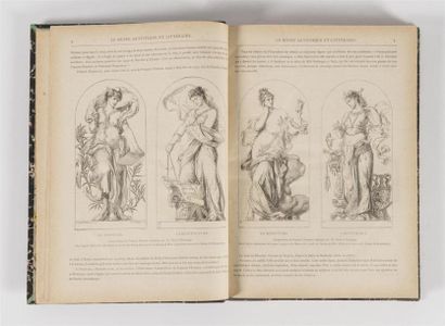 null [COLL.], LE MUSEE ARTISTIQUE ET LITTERAIRE, Paris, A. Ballue, 1879, 2 tomes...