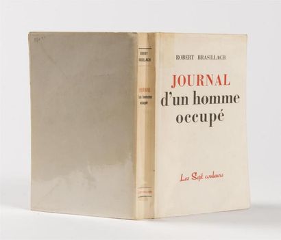 null BRASILLACH (Robert), JOURNAL D'UN HOMME OCCUPE, Paris, Les Sept Couleurs, 1955....