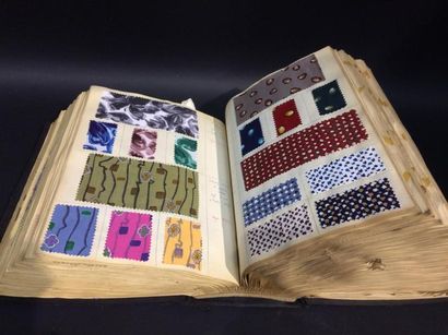 null Album d'échantillons de tissus Archives textile de la maison Bonnassieux