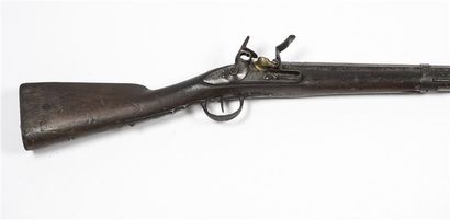 null Fusil d'infanterie Mle 1777 à silex 
Belle platine marquée St Etienne 88 au...