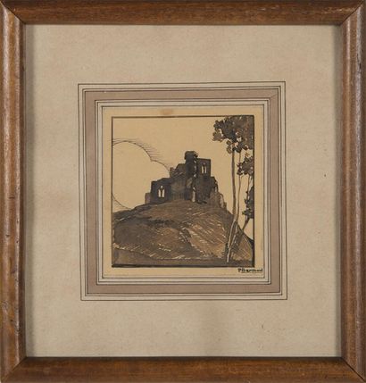 null Paul Francois BERTHOUD (1870-1939)
Paysage
Encre sur papier
signé
9 x 8, 5 ...
