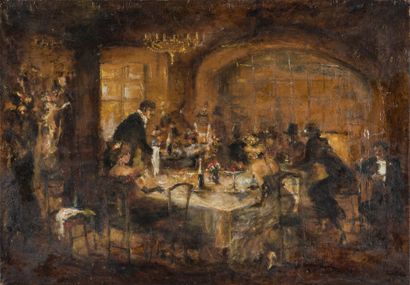 null BRYNOLF WENNERBERG, "Le Salon particulier"
60 x 85,5 cm