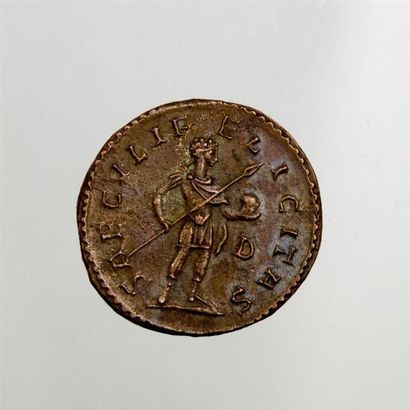 null CARINUS (282-283) Antoninien de billon (LYON) A/IMP C M AUR CARINVS AVG R/ SAECVLI...